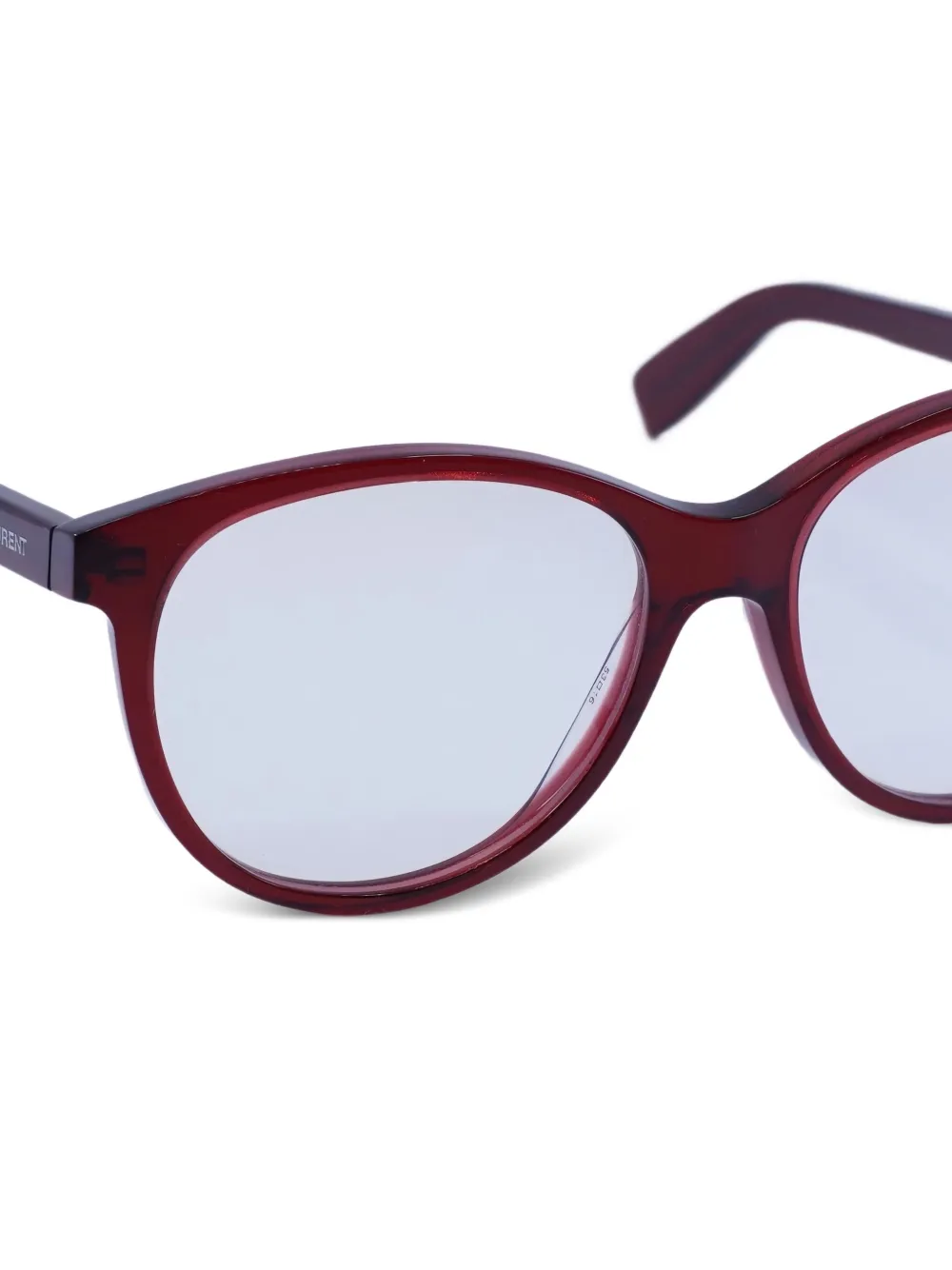 Saint Laurent Eyewear Bril met logodetail Rood