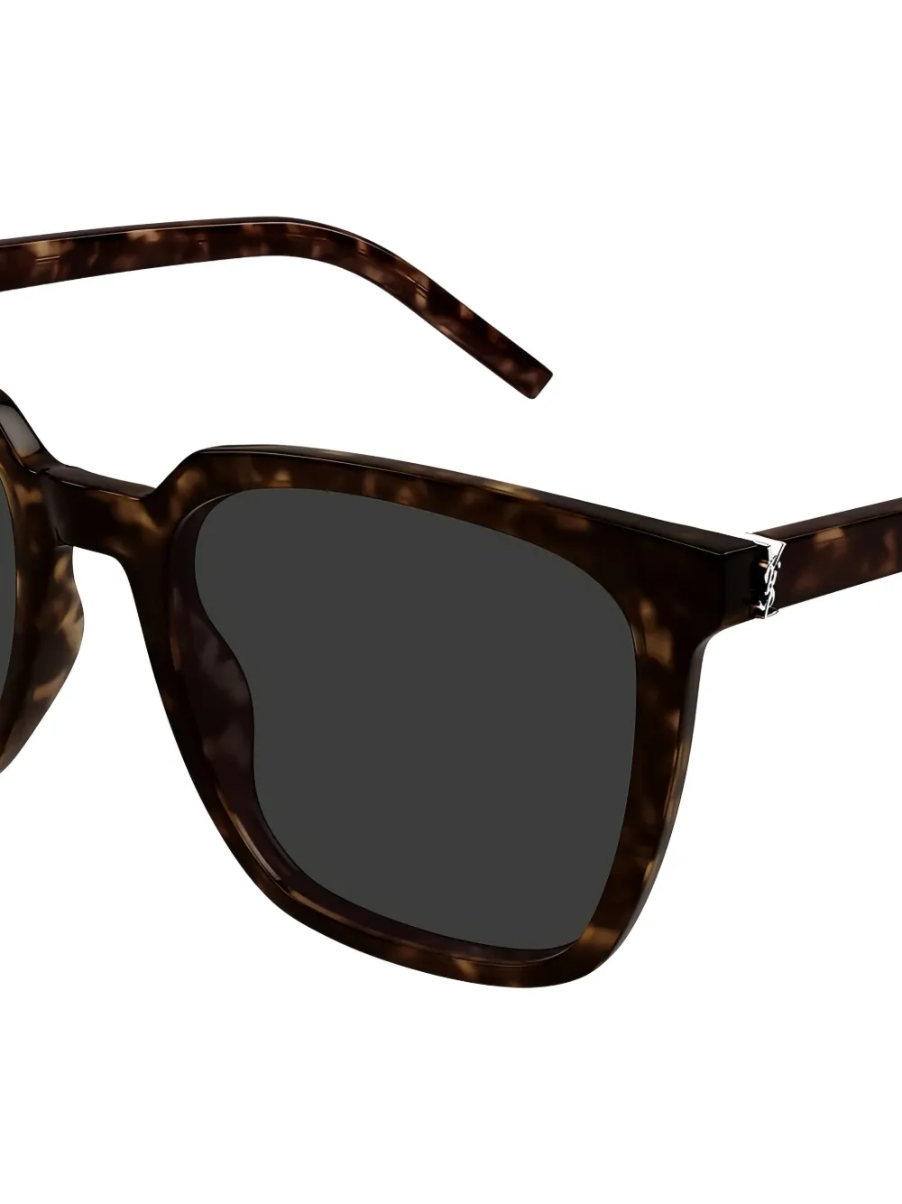 Saint Laurent Square-frame Sunglasses In Brown