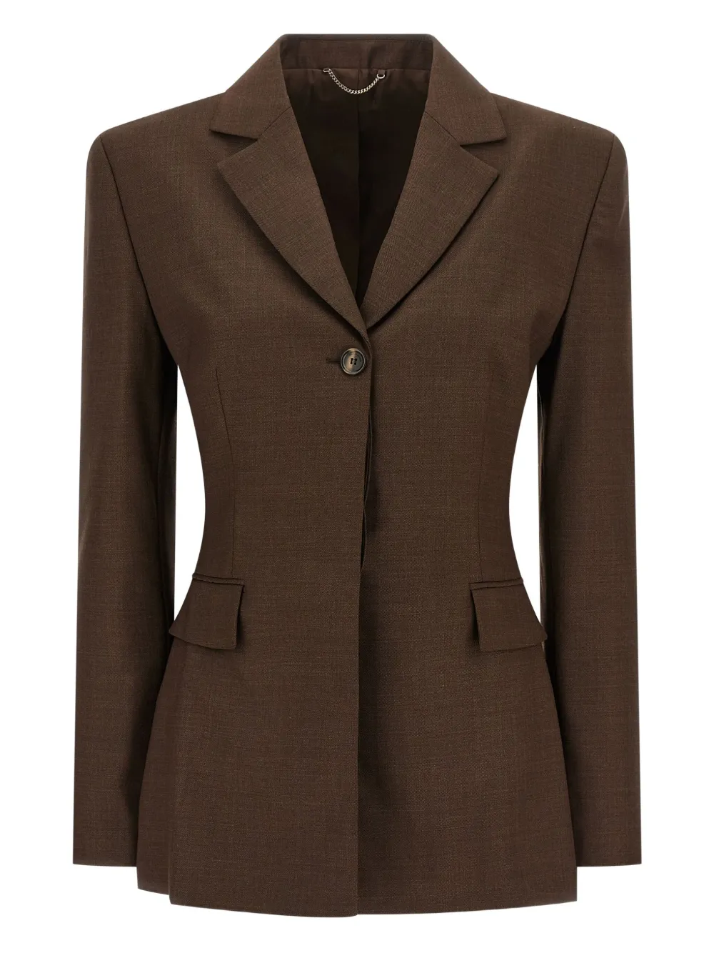 single-breasted blazer