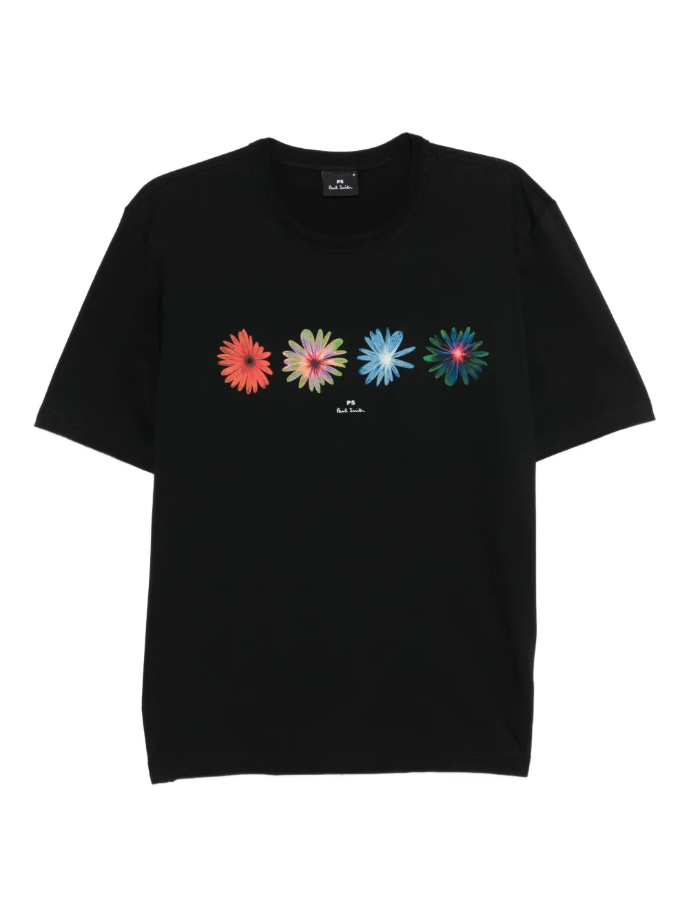 PS Paul Smith フローラル Tシャツ - ブラック PS Paul Smith フローラル Tシャツ - ブラック