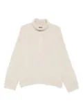 Soeur roll-neck wool sweater - Neutrals