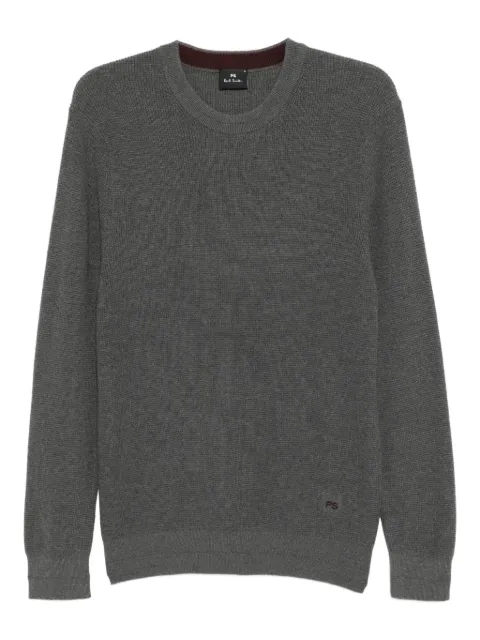 PS Paul Smith logo-embroidered sweater