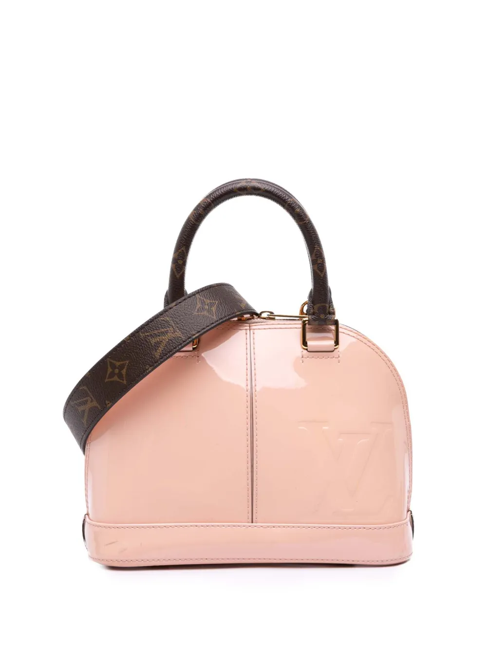 Louis Vuitton Pre-Owned 2019 Vernis Miroir Alma BB satchel - ピンク Louis Vuitton Pre-Owned 2019 Vernis Miroir Alma BB satchel - ピンク