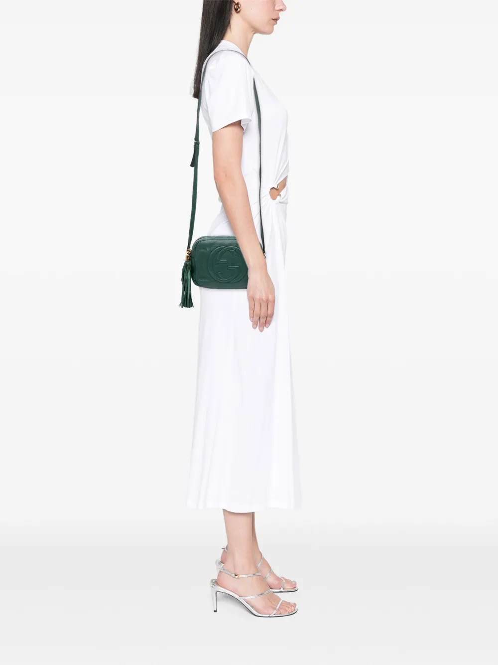 Gucci Pre-Owned 2016-2025 Leather Soho Disco crossbody bag - グリーン Gucci Pre-Owned 2016-2025 Leather Soho Disco crossbody bag - グリーン
