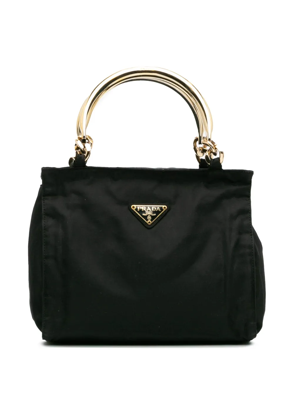 Prada Pre-Owned 2000-2013 Tessuto handbag - ブラック Prada Pre-Owned 2000-2013 Tessuto handbag - ブラック