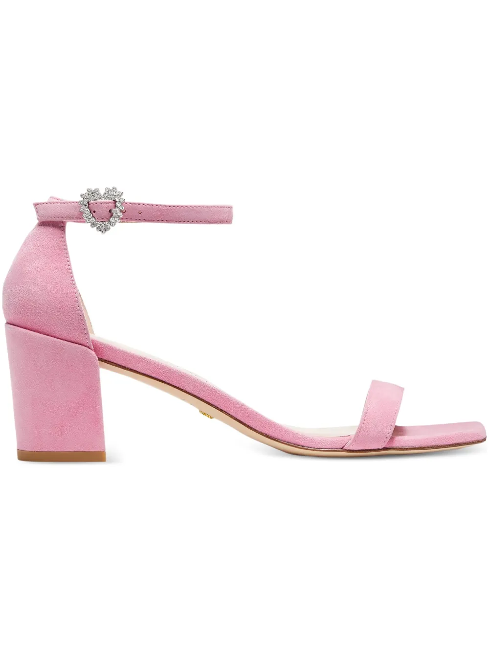 Stuart Weitzman Simple Heart ビジュートリム サンダル | ピンク | Image 1