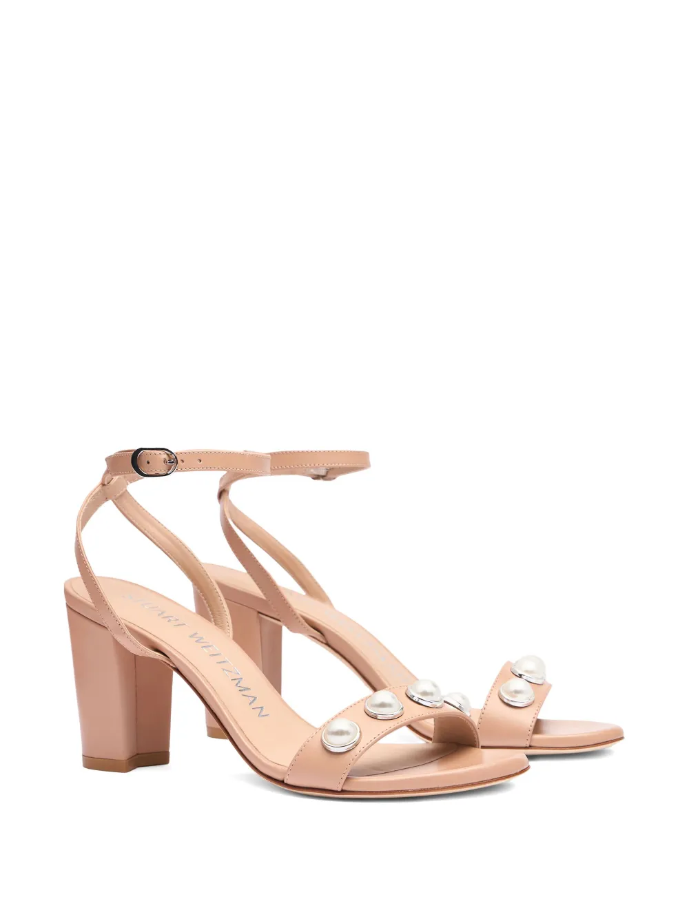 Stuart Weitzman sandalias Nearlybare con tacón de 80 mm | Sandalias con tacón | Image 2