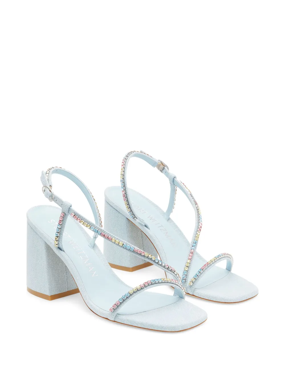Stuart Weitzman 85mm Soiree Crystal heeled sandals | Heeled Sandals | Image 2
