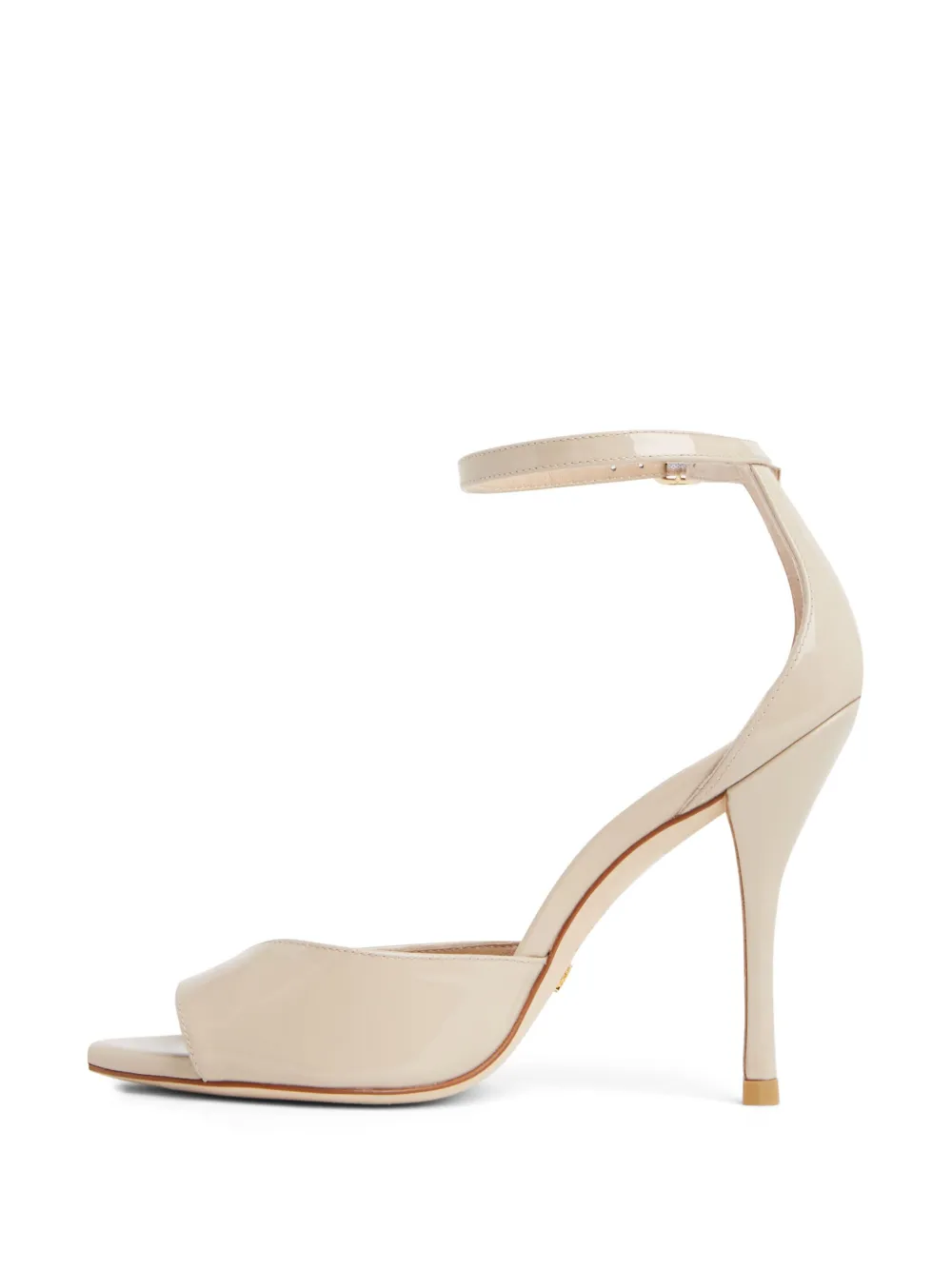 Stuart Weitzman 100mm Pointed-toe Stiletto Sandals In Neutral
