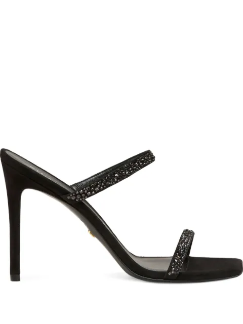 Stuart Weitzman 100mm Aleena Royale crystal-embellished sandals