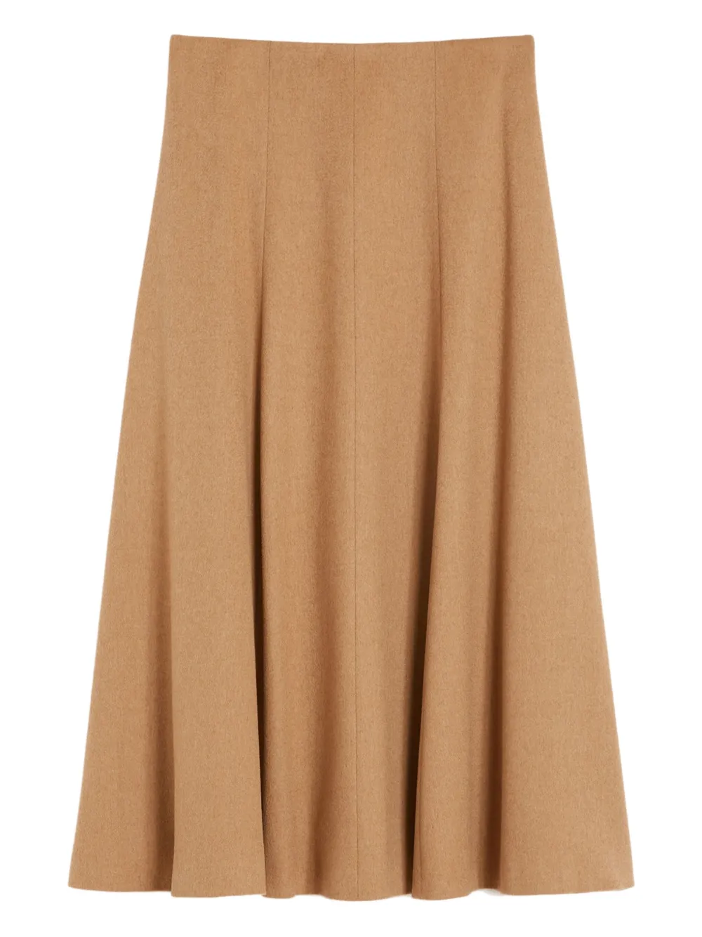 Max Mara panelled flared midi skirt | Brown | Image 1