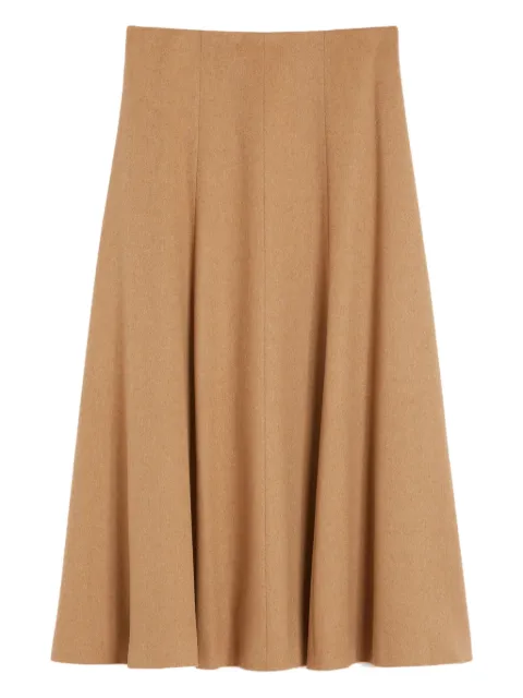 Max Mara panelled flared midi skirt