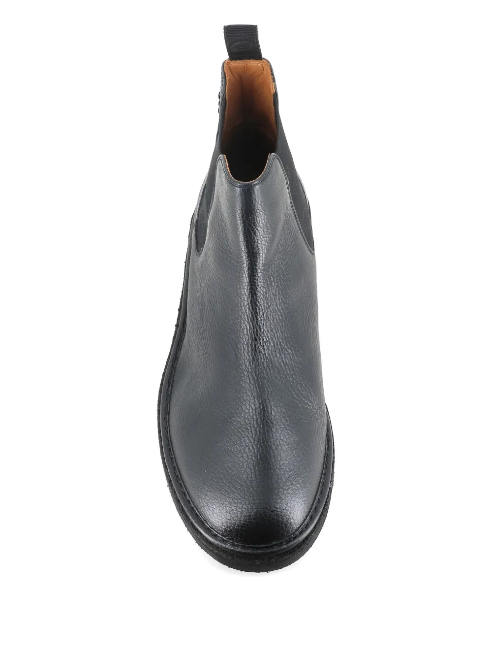 Alexander Hotto Elastic-panel Leather Chelsea Boots In Black