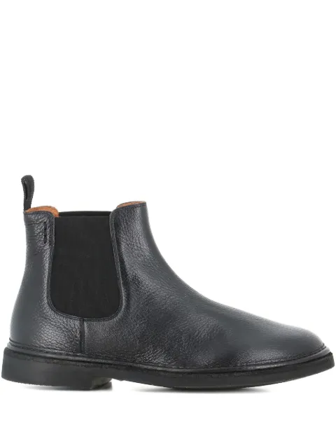 Alexander Hotto elastic-panel leather chelsea boots