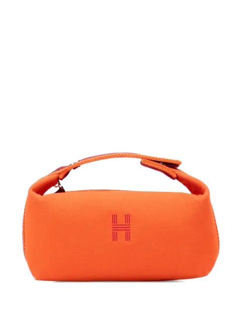 Hermès Pre-Owned 2020-2025 Small Canvas Bride A Brac Case vanity bag
