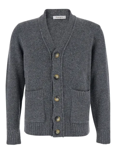 Kangra buttoned v-neck cardigan