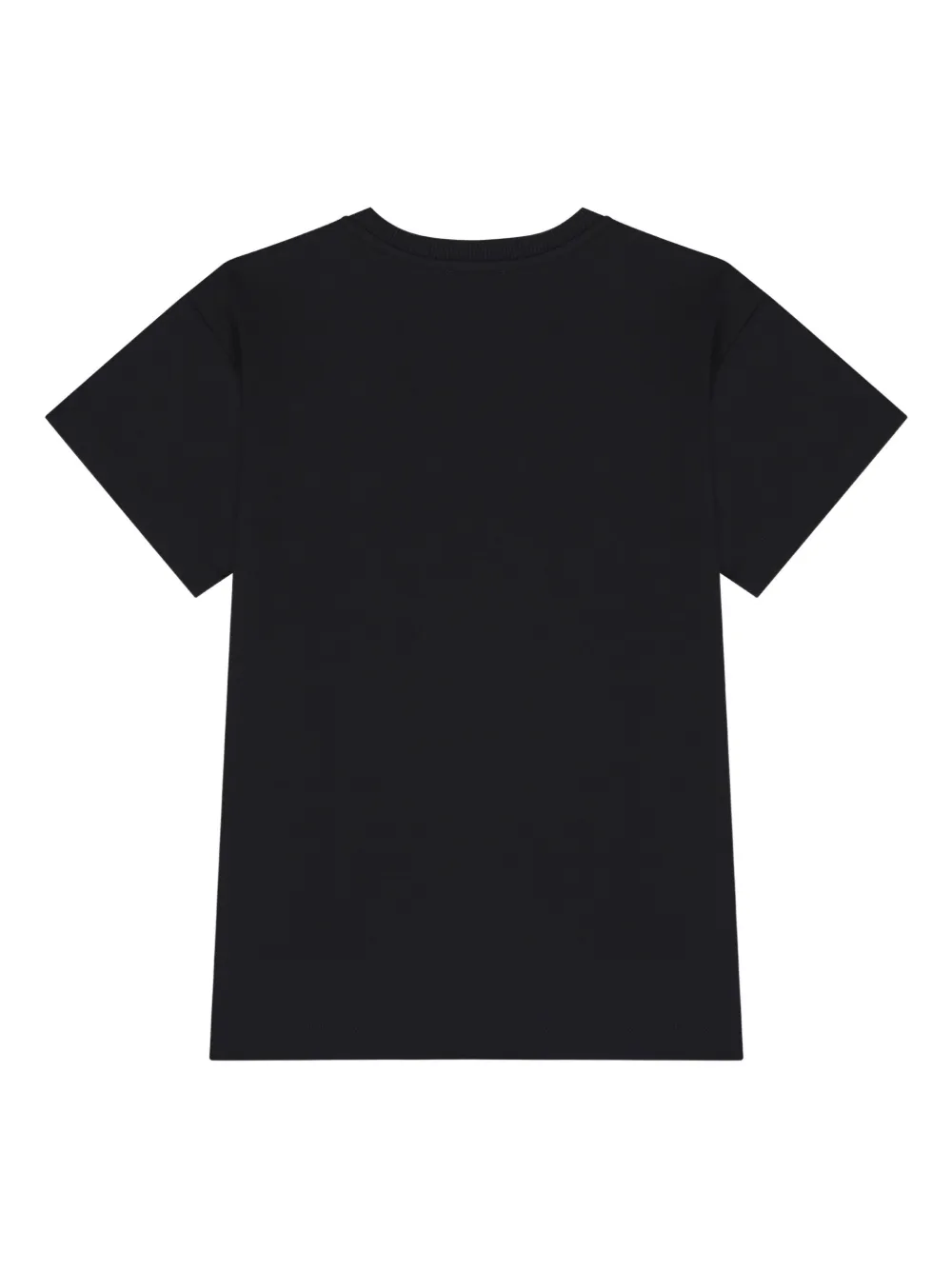 Moschino Kids T-shirt met teddybeer en logo Zwart