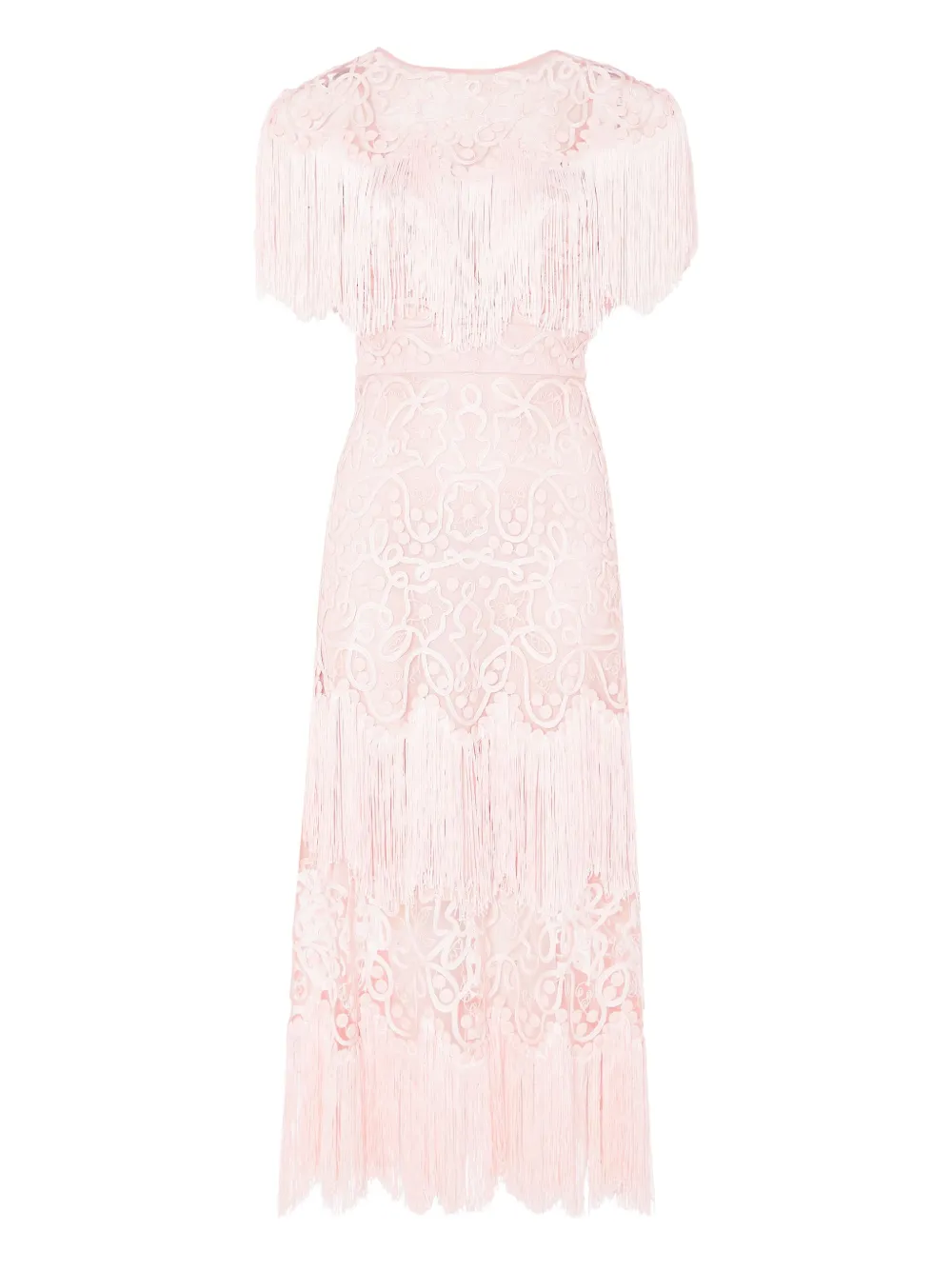 Temperley London Cordelle タッセル ドレス - ピンク