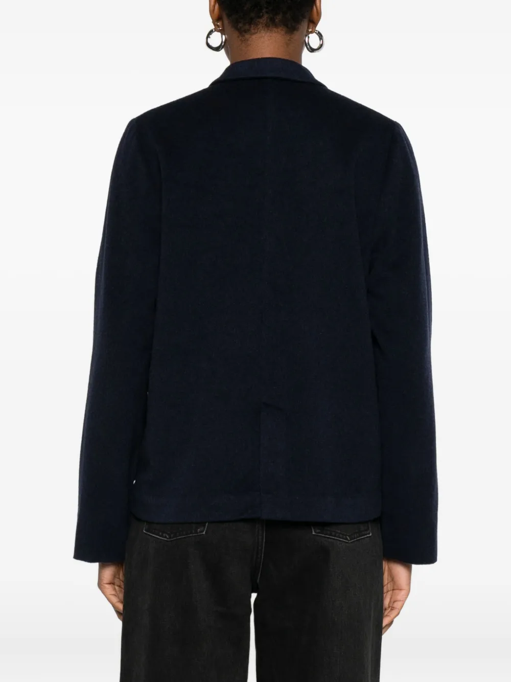 Private 0204 Three-button Pocket Jacket In Black