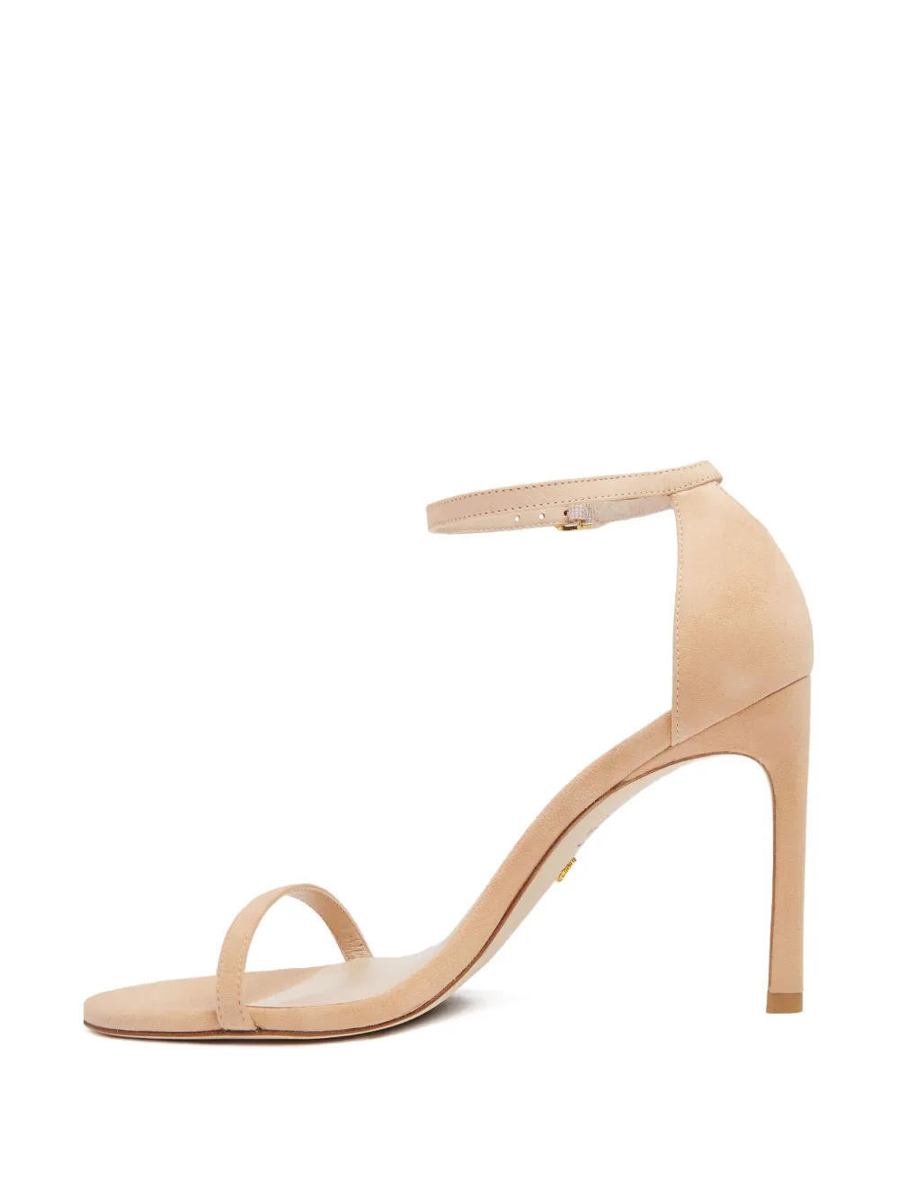 Stuart Weitzman 105mm Suede Sandals In Brown