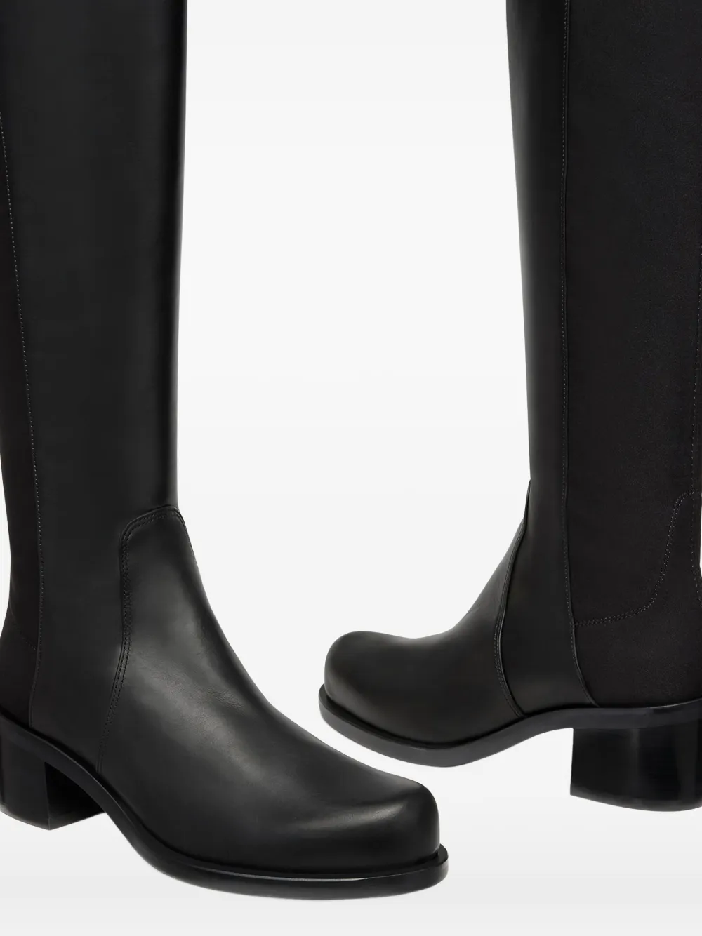 Stuart Weitzman Reserve Stretch Back Over-the-knee Boots In Black