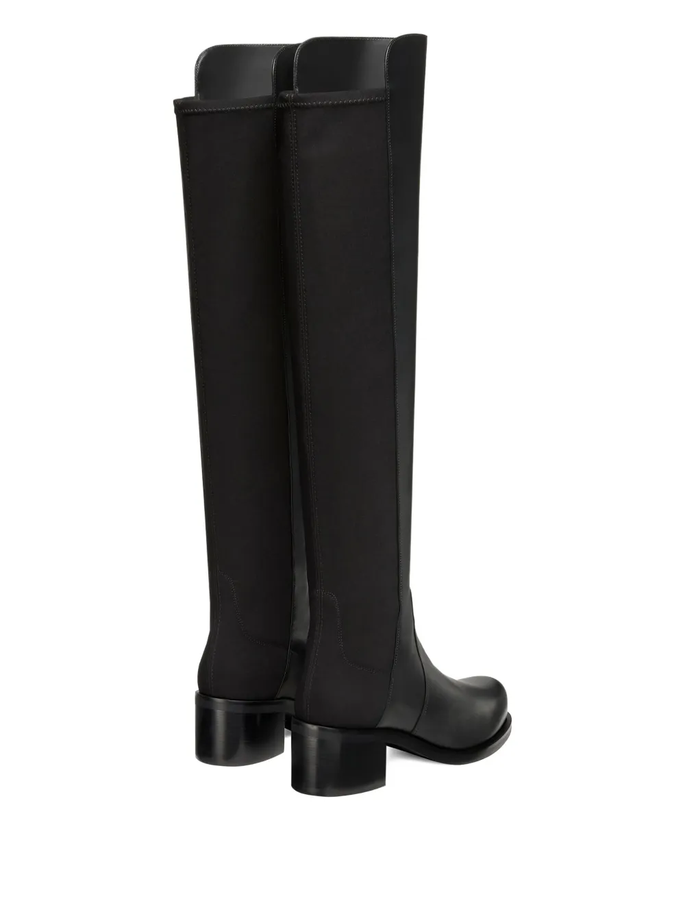 Stuart Weitzman Reserve Stretch Back Over-the-knee Boots In Black