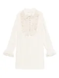 ZIMMERMANN ruffle-trim mini dress - Neutrals