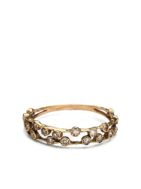 Noguchi 14kt yellow gold Rosée diamond ring