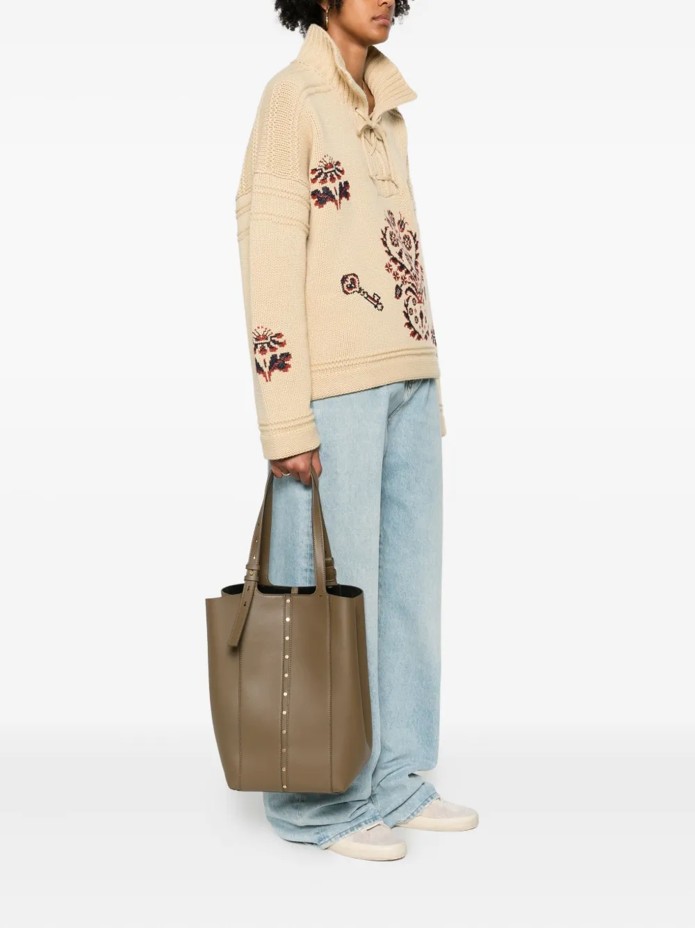 Golden Goose 24/7 Bag North South shopper - Groen