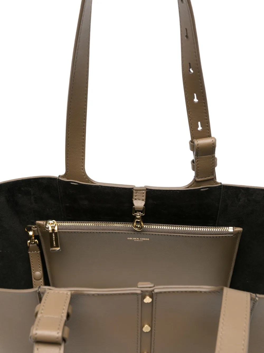 Golden Goose 24 7 Bag North South shopper Groen