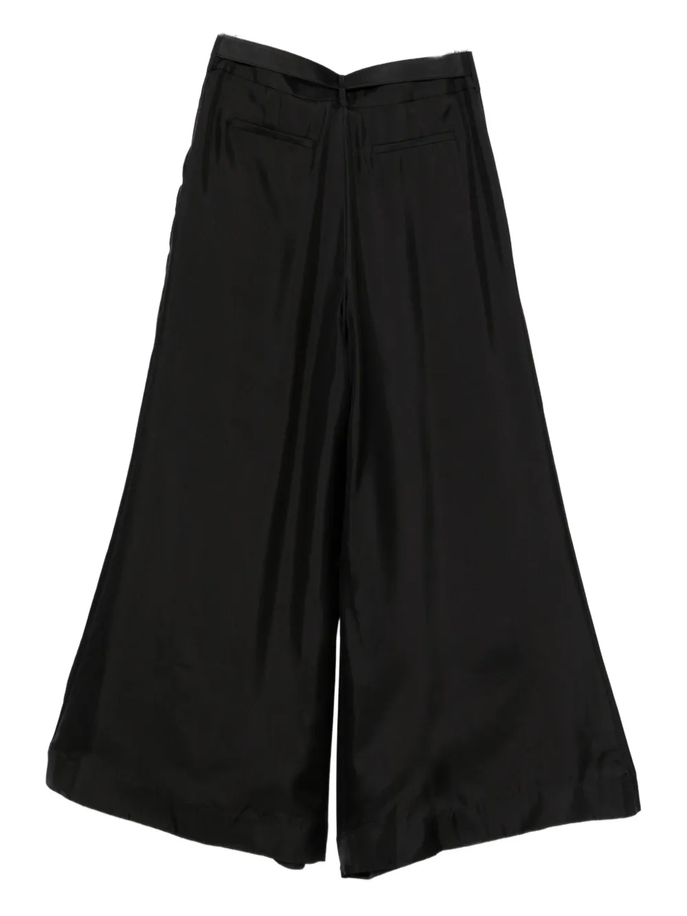 ZIMMERMANN pleated belted trousers - Zwart