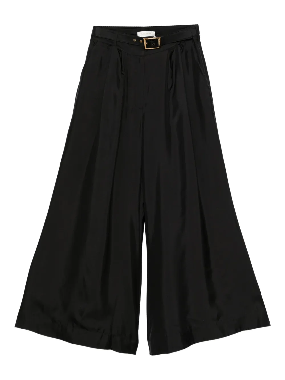 ZIMMERMANN pleated belted trousers - Nero