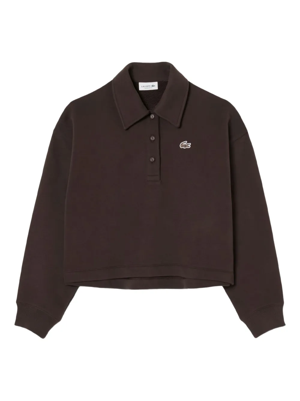 Lacoste polo-neck sweatshirt Bruin