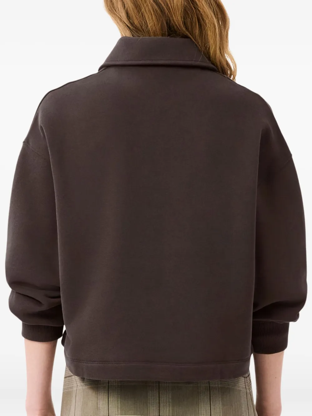 Lacoste polo-neck sweatshirt Bruin