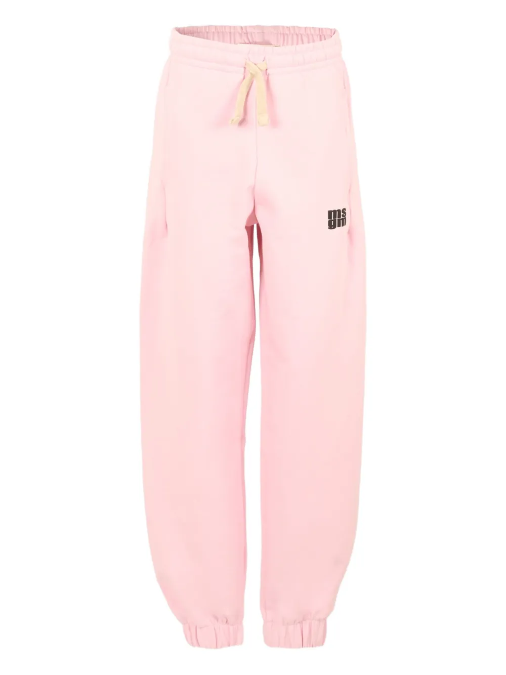 Msgm Kids' Logo-print Sweatpants In Pink