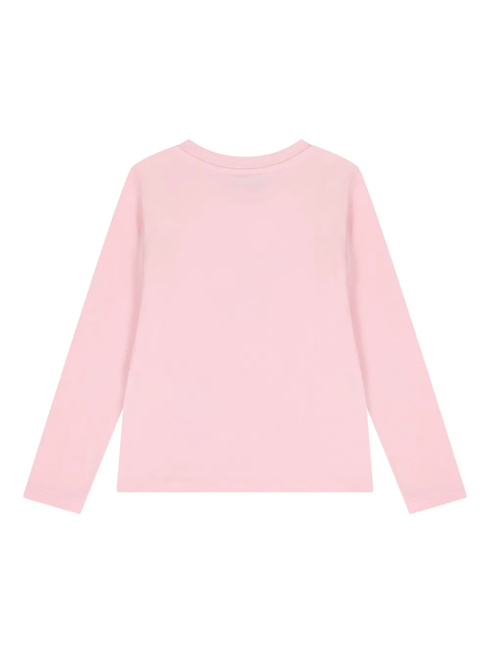 Moschino Kids T-shirt met lange mouwen en logo Roze