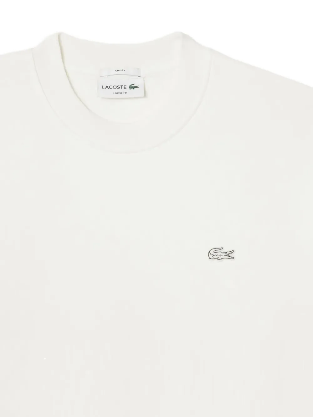 Lacoste embroidered-logo sweatshirt Wit