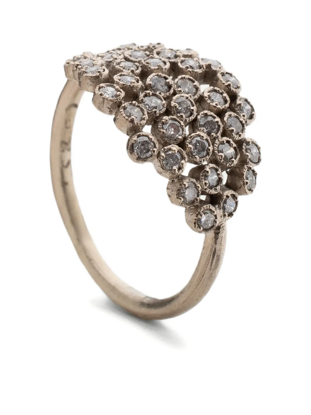 Noguchi 14k White Gold Nuage Diamond Ring In Gold