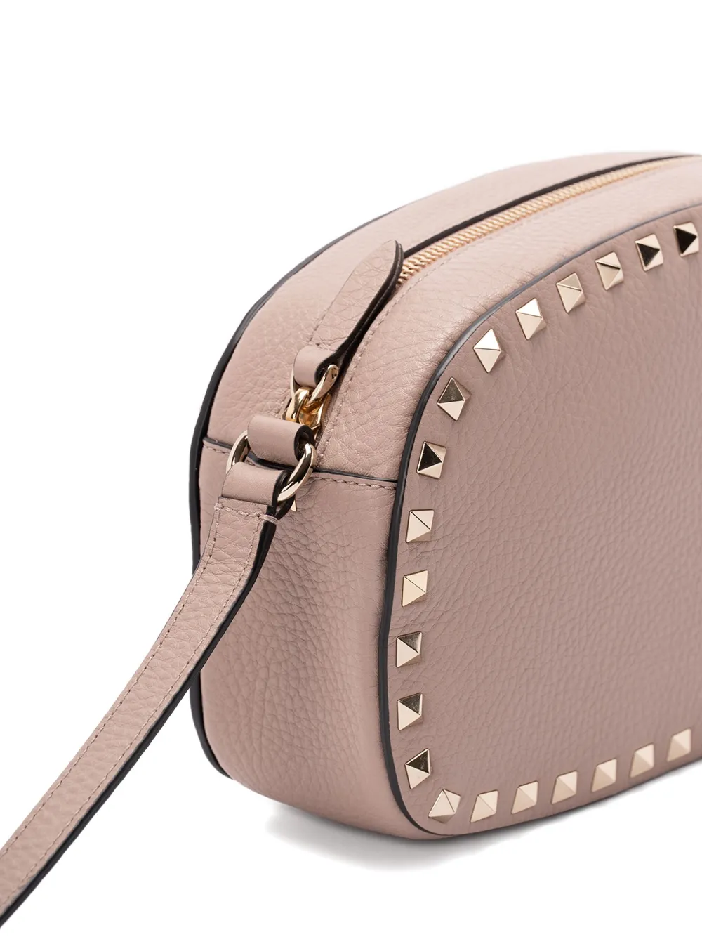 Valentino Garavani Leren crossbodytas verfraaid met studs Roze