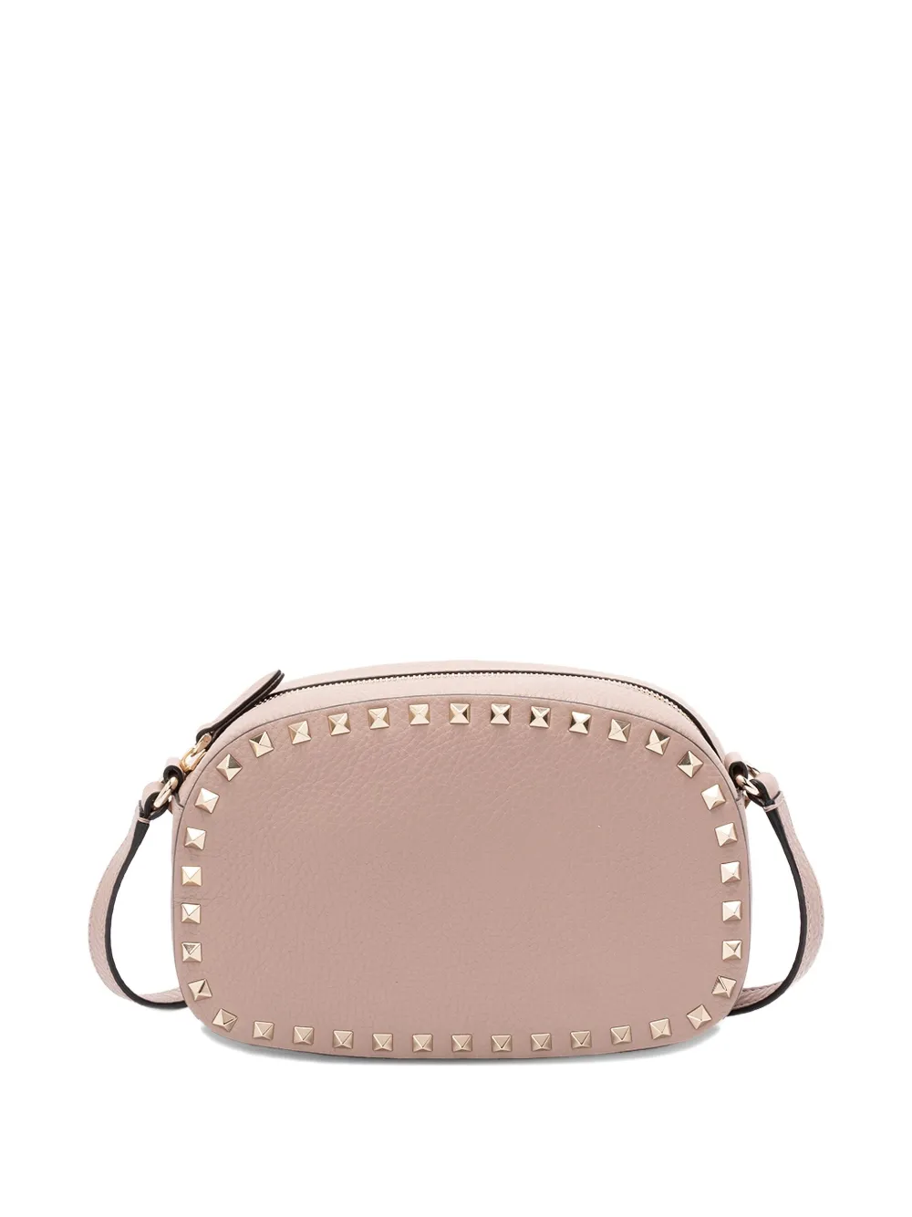 Valentino Garavani Leren crossbodytas verfraaid met studs Roze