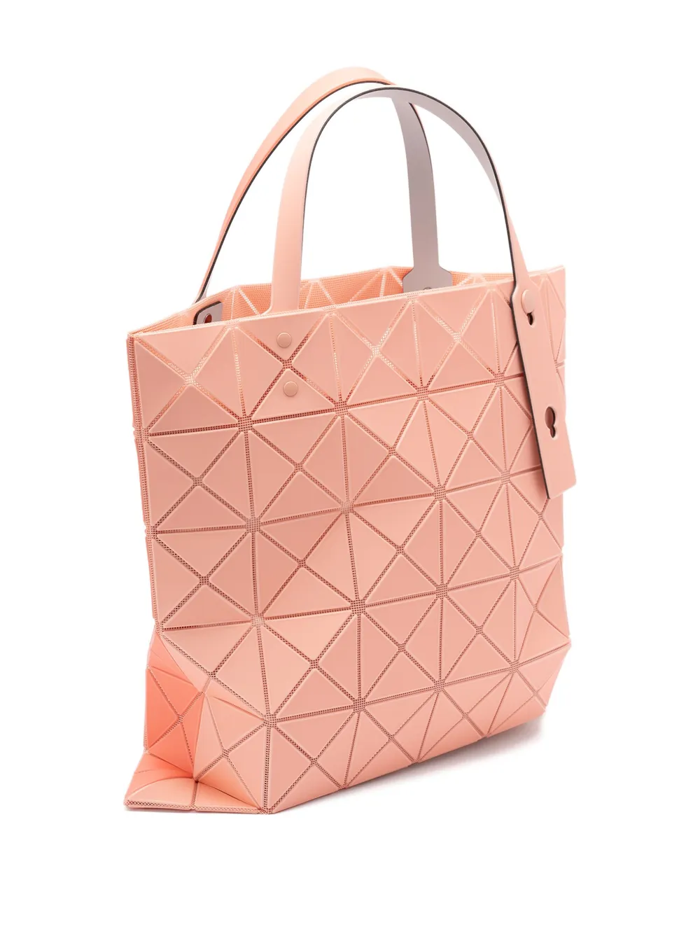 Bao Bao Issey Miyake Geometric-pattern Tote Bag In Orange