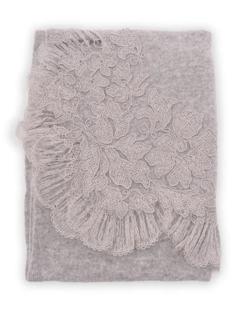 Ermanno Scervino spetsprydd kashmirhalsduk