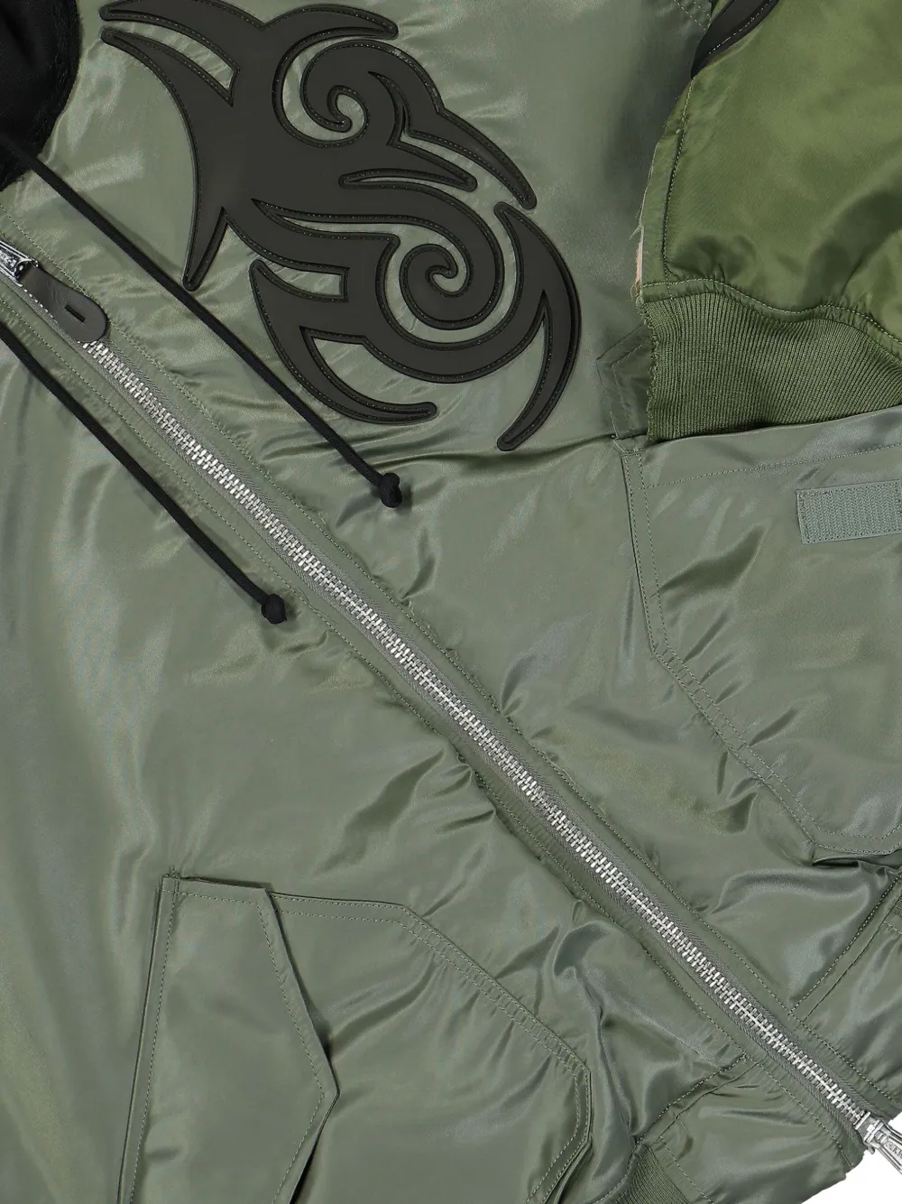 VETEMENTS Bomberjack met patroon Groen