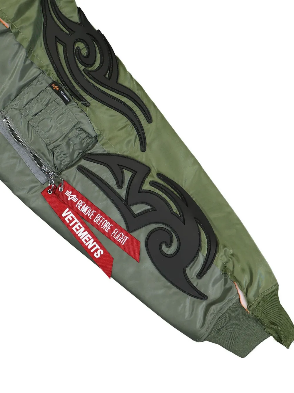 VETEMENTS Bomberjack met patroon Groen