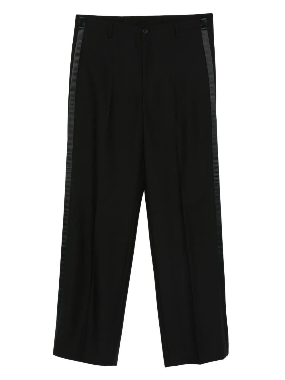 Giorgio Armani Pre-Owned 1990s side-stripe trousers | Black | Image 1