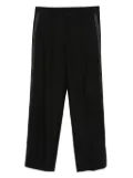 Giorgio Armani Pre-Owned 1990s side-stripe trousers - Black