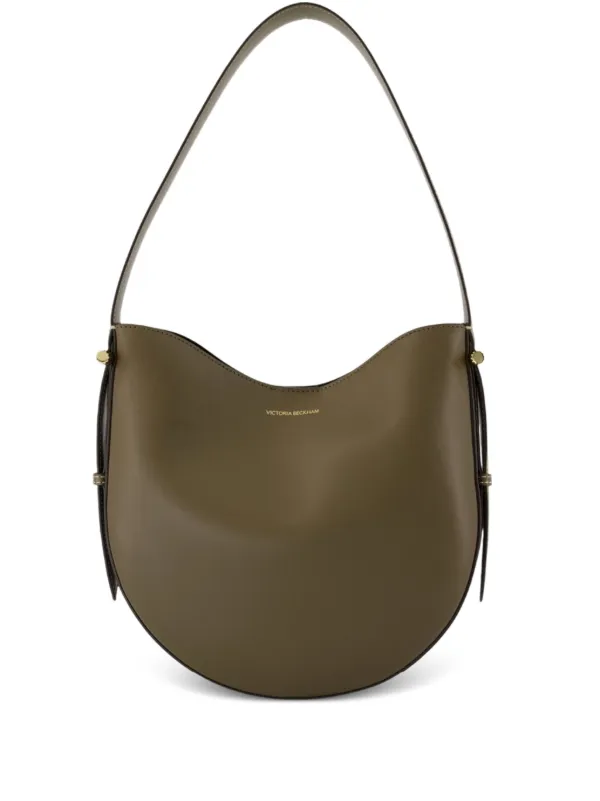 Victoria Beckham Medium Dia half-moon Calfskin Shoulder Bag