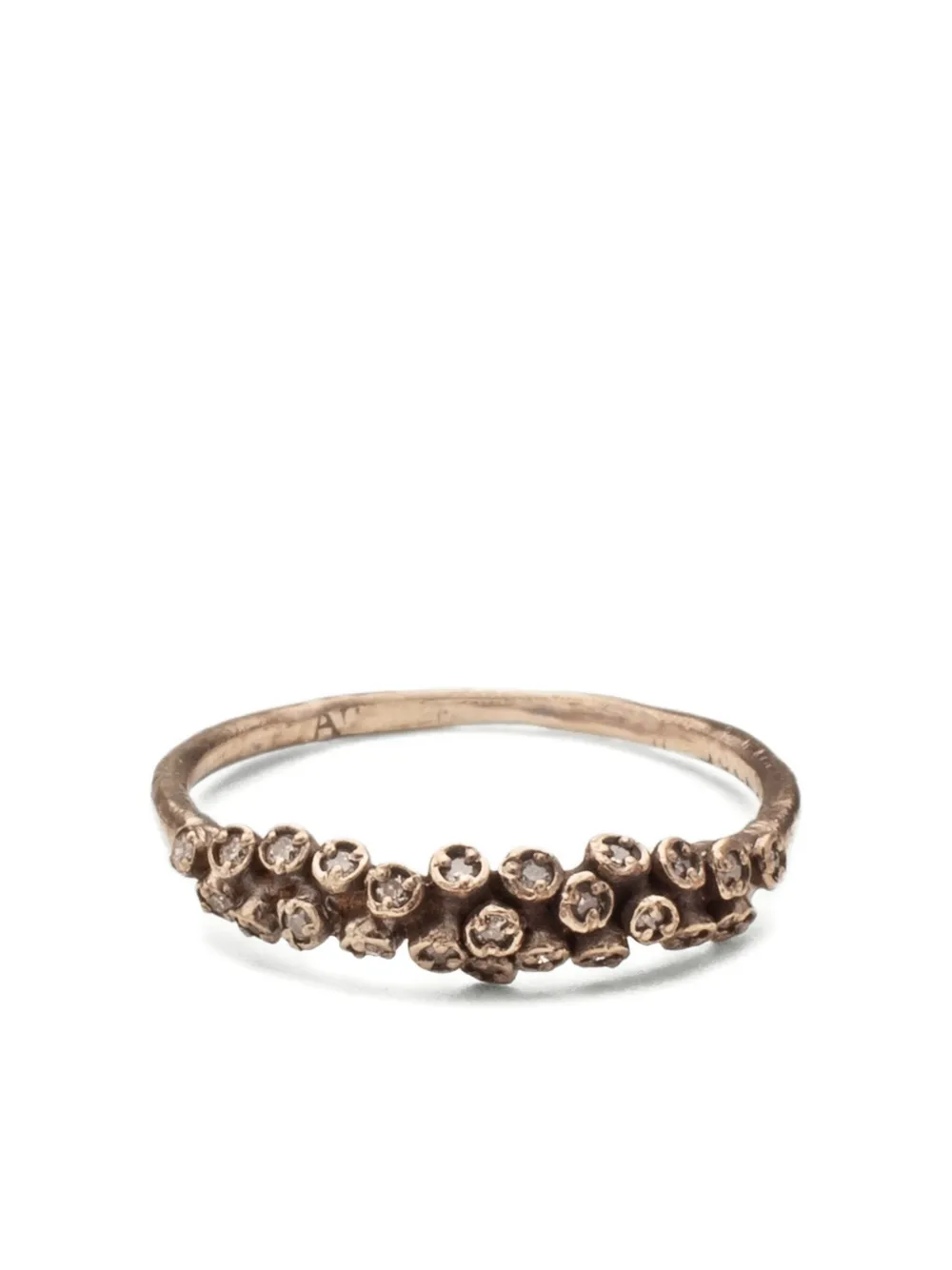 Noguchi 14k White Gold Cluster Diamond Cluster Ring In Gold