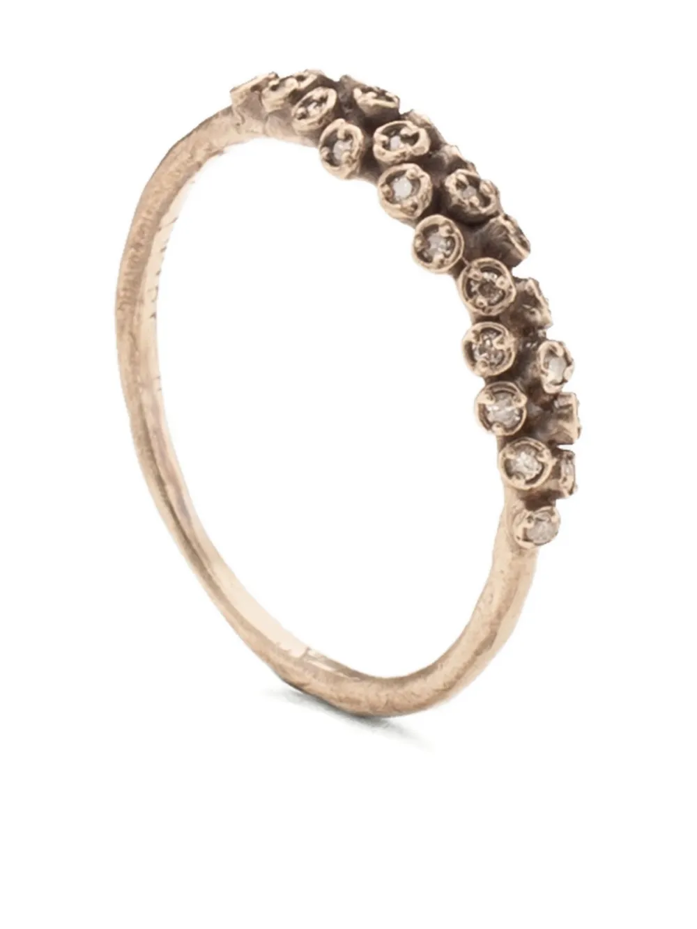 Noguchi 14k White Gold Cluster Diamond Cluster Ring In Gold