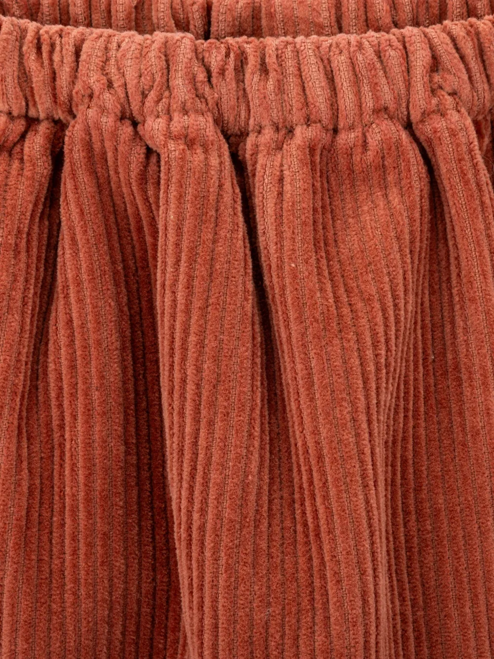 Knot Ribfluwelen broek Bruin